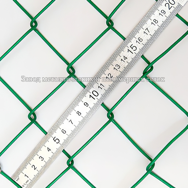 СЕТКА-РАБИЦА, в полимере 40х2,4мм (1,5х10)м хаки