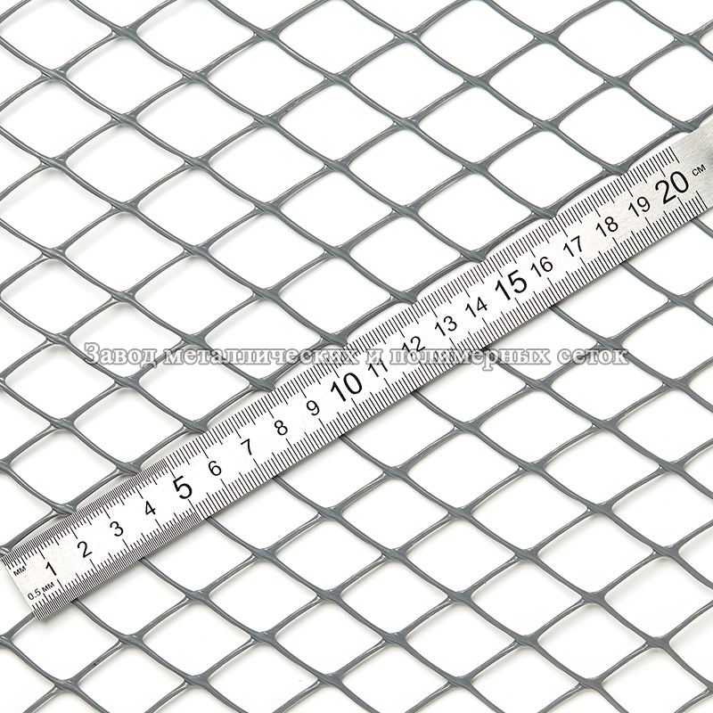 Сетка полимерная 17х17 (1,5х30)м серая