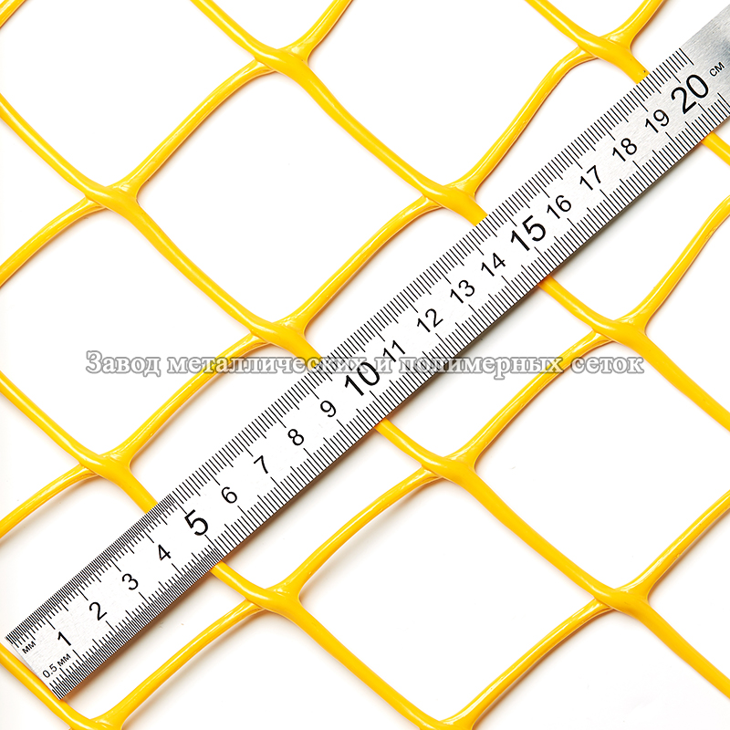 Сетка полимерная 40х40 (1,2х30)м желтый