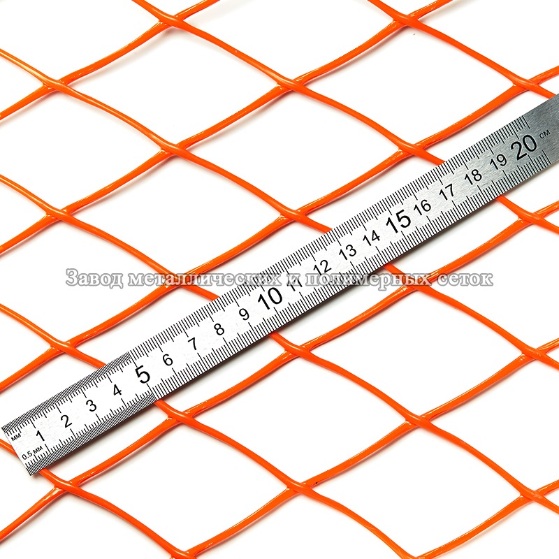 Сетка полимерная 40х40 (1,0х30)м оранжевая