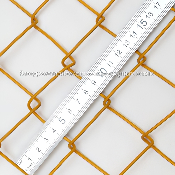 СЕТКА-РАБИЦА, в полимере 40х2,4мм (1,5х10)м желт