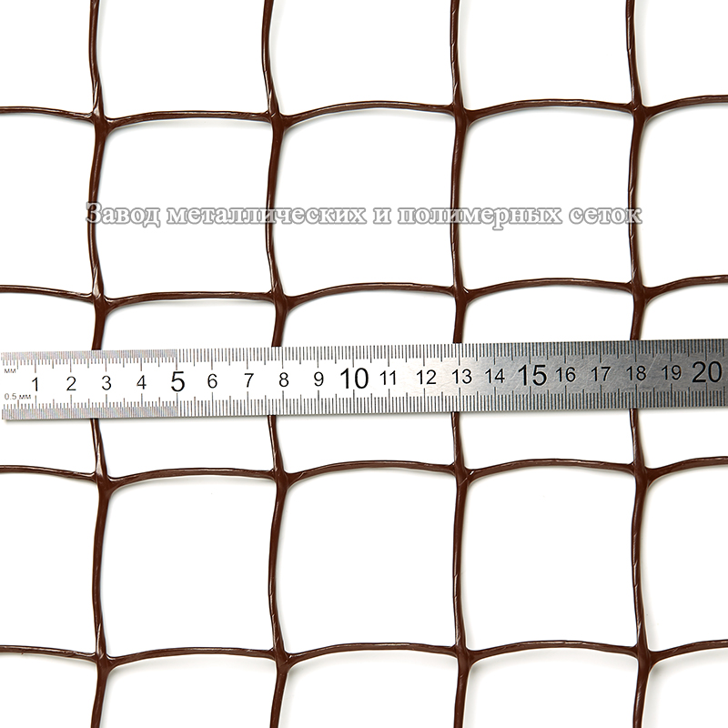Сетка полимерная 50х50 (1,0х30)м  коричневая