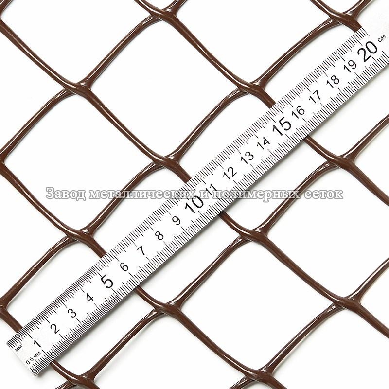 Сетка полимерная 40х40 (1,2х30)м коричневая