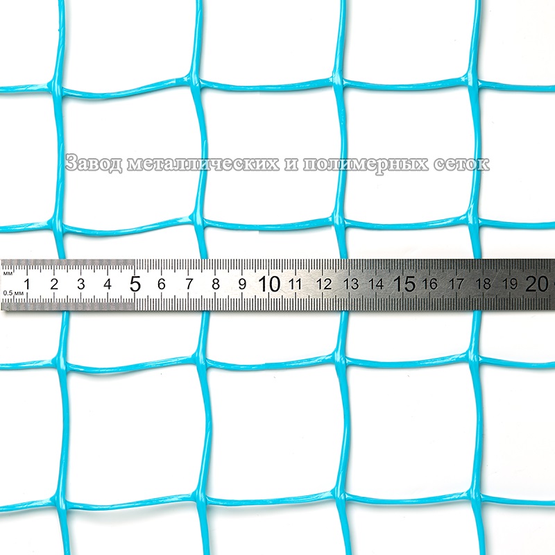Сетка полимерная 50х50 (1,0х30)м (облегченная) голубая