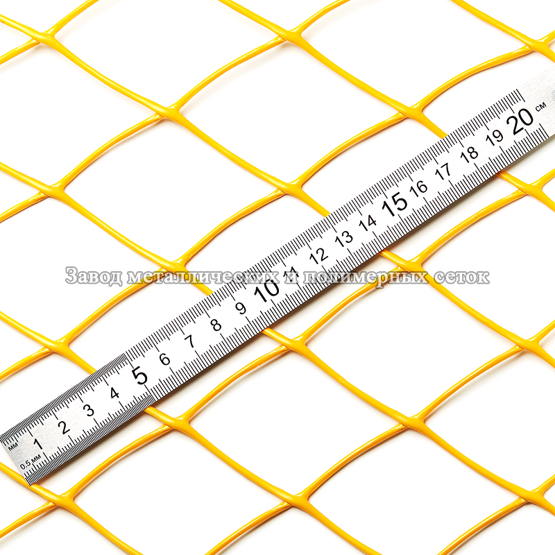 Сетка полимерная 40х40 (1,0х30)м желтая