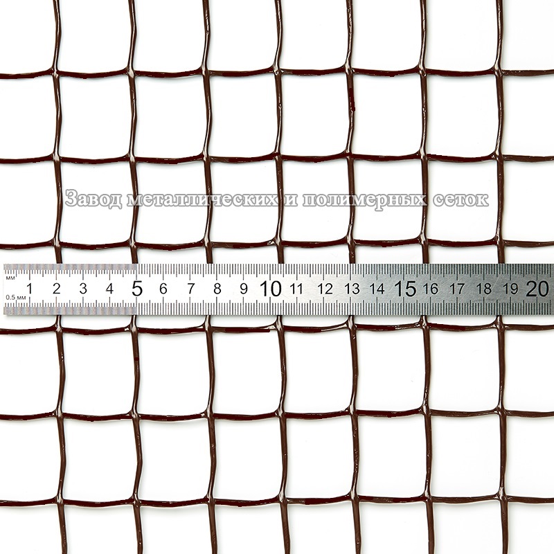 Сетка полимерная 30х30 (1,0х30)м коричневый