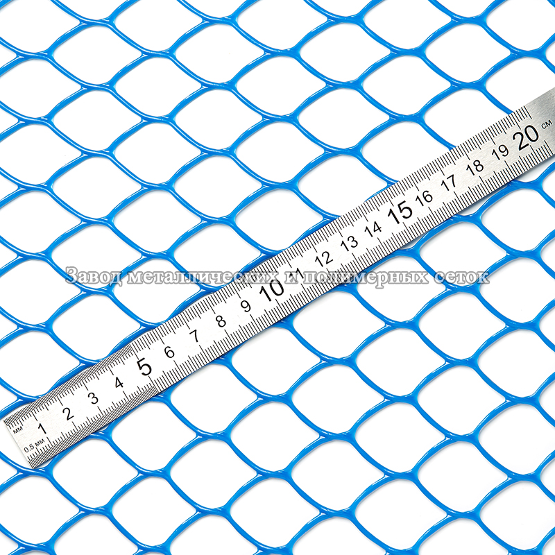 Сетка полимерная 18х18 (1,5х30)м шестигранная синяя