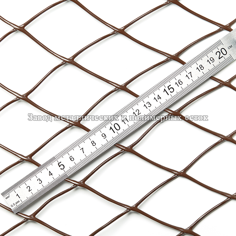 Сетка полимерная 40х40 (1,0х30)м коричневая