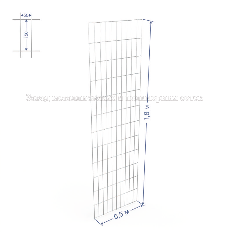 Панель сварная С50х100 d4 (Ц) 0,5х1,8(м) 