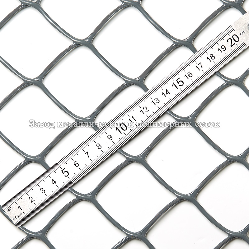 Сетка полимерная 40х40 (1,85х30)м серая